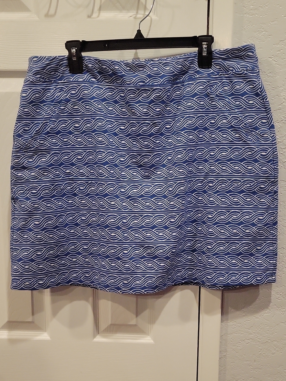 Talbots Wave-Print Mini Skort